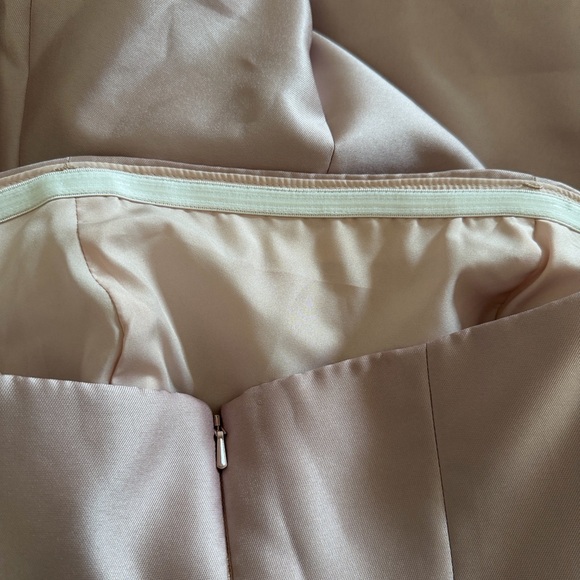 Alfred Sung Cameo Blush Strapless A-Line Gown - Picture 9 of 14